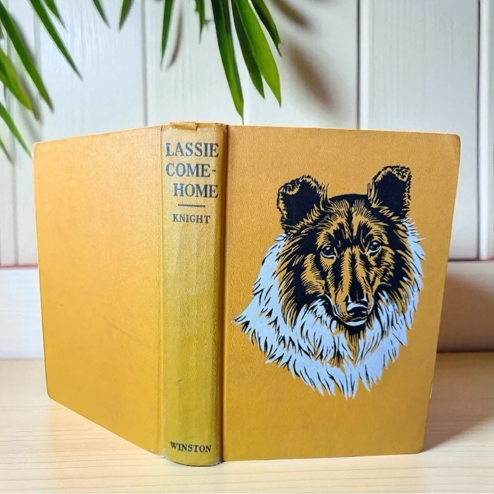 Vintage 1960 Lassie Come-Home by Eric Knight – Winston Books – Hardcover
